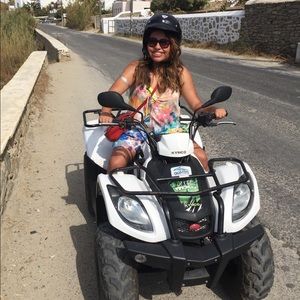 Tye dye halter dress